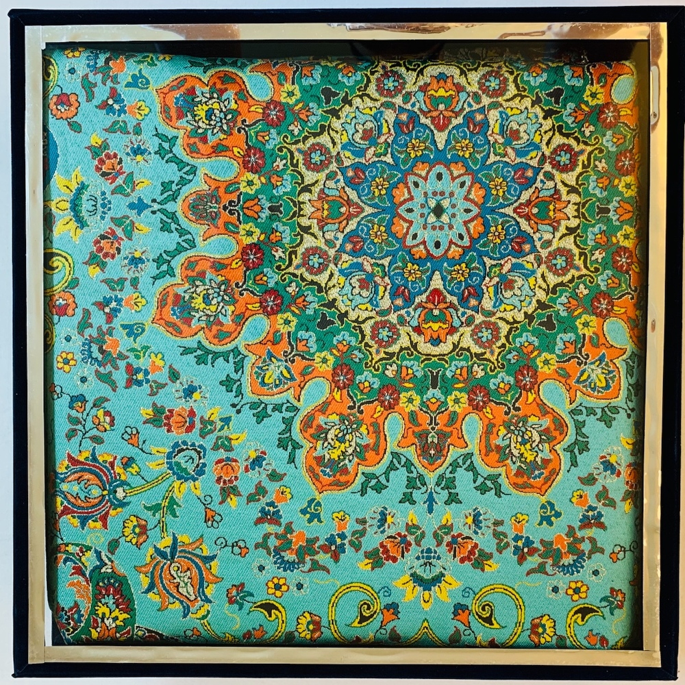 Decorative Tablecloth - 38 by 38 Inch - Termeh